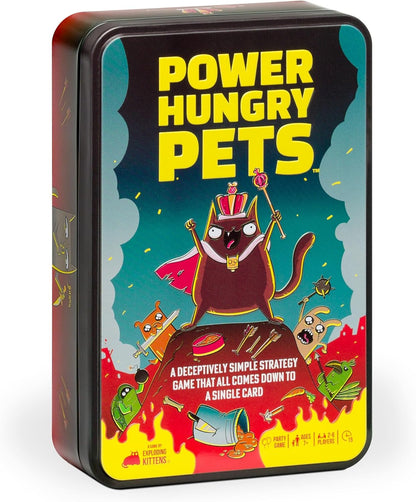 Power Hungry Pets Tin Version Card Game