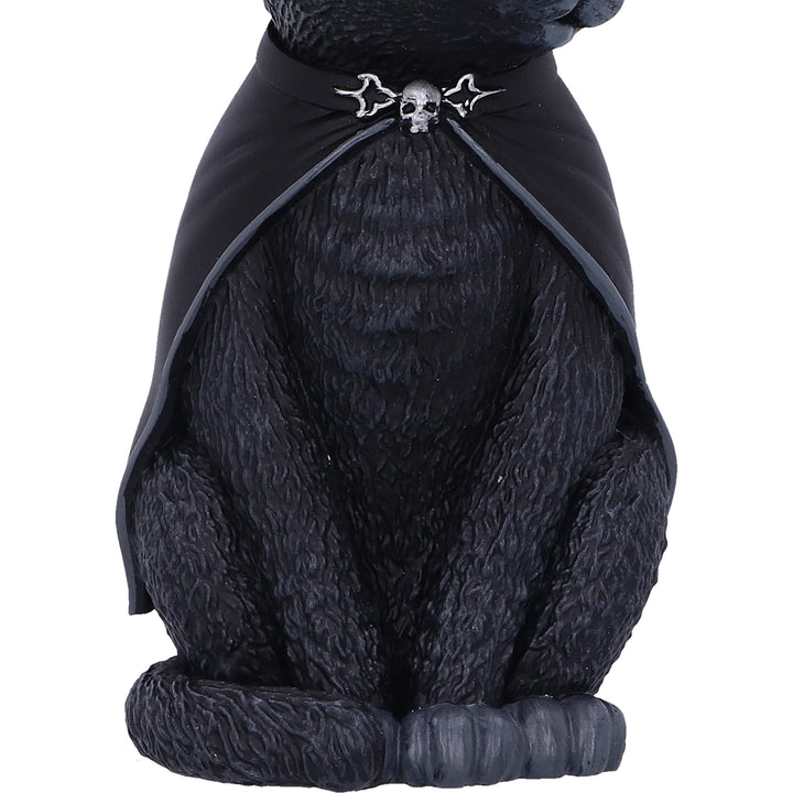 Purrah Black Witch Cat Hanging Decorative Ornament 11.5cm