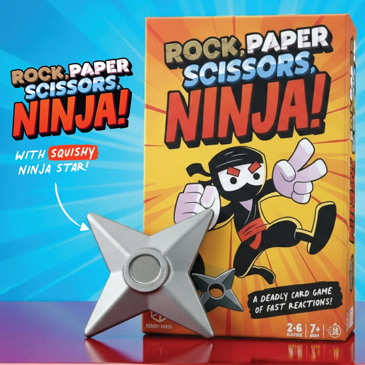 Rock Paper Scissors Ninja Card Game by Format Games 5