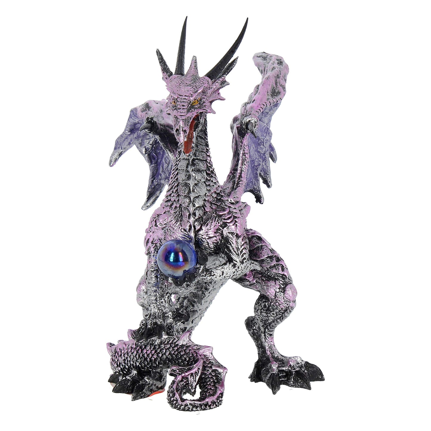 Purple Dragon Protector Fantasy Figurine 14.5cm 3