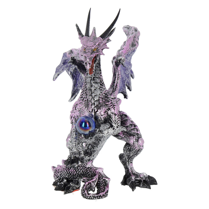 Purple Dragon Protector Fantasy Figurine 14.5cm
