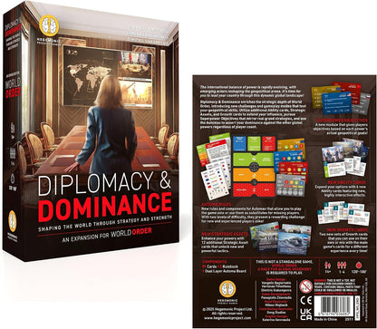 World Order Diplomacy and Dominance Board Game Expansion