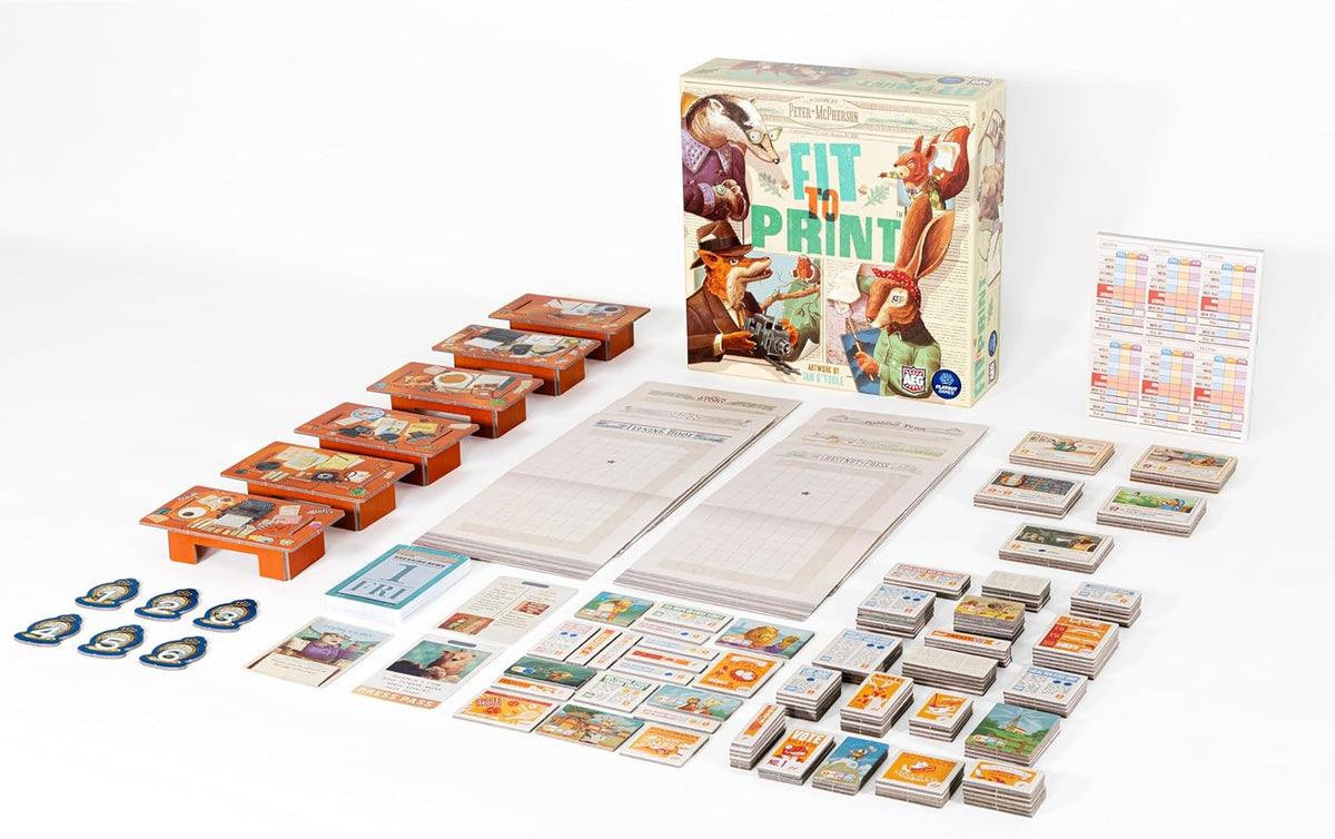 Fit to Print Board Game