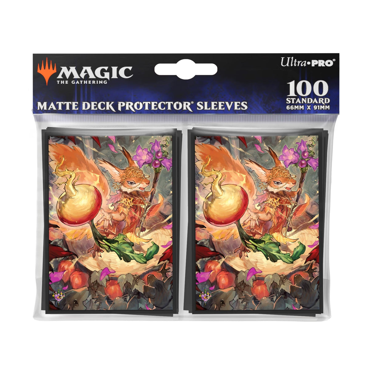 Ultra Pro - Magic The Gathering: Bloomburrow 100ct Deck Protector® MTG Sleeves, Protect and Store MTG Cards, Standard Size Card Sleeves, ChromaFusion Sleeves Matte Finish (2.5 in. x 3.5 in.) Sleeves 1