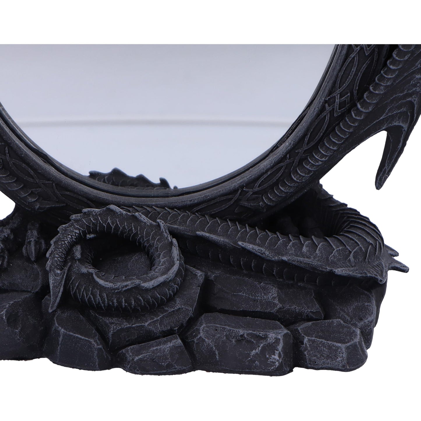 Scaled Reflection Dragon Mirror 29cm 4