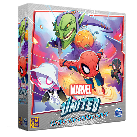 CMON Marvel United Enter The Spider-Verse Expansion | Tabletop Miniatures Game | Strategy Game | Cooperative Game for Adults and Kids | Ages 14+ | 1-4 Players | Avg. Playtime 40 Minutes | Made by CMON 1