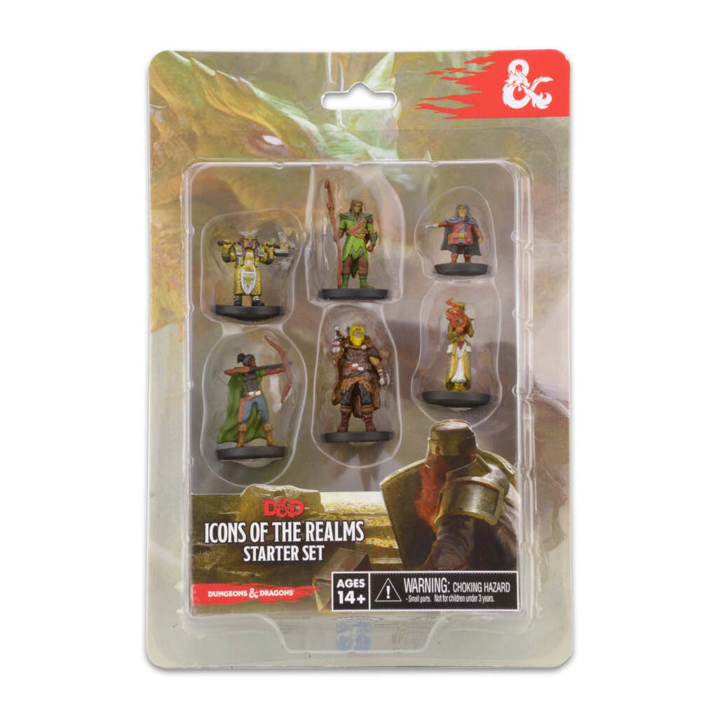 Dungeons and Dragons D&D Icons of the Realms Starter Set 6 Figures 1