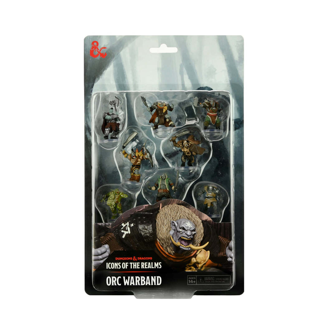 Dungeons and Dragons D&D Icons of the Realms Orc Warband 8 Figures 1