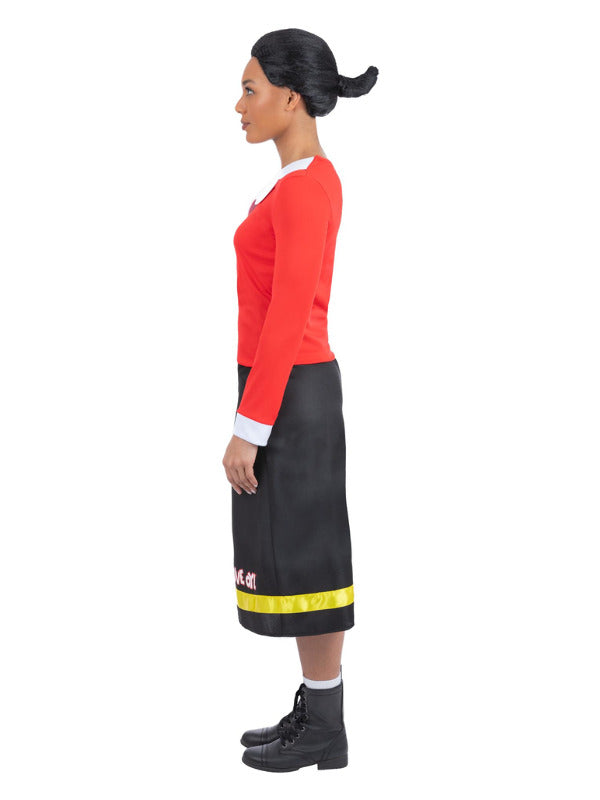 Olive Oyl Costume Adult Top Skirt Wig Popeye the Sailor 2