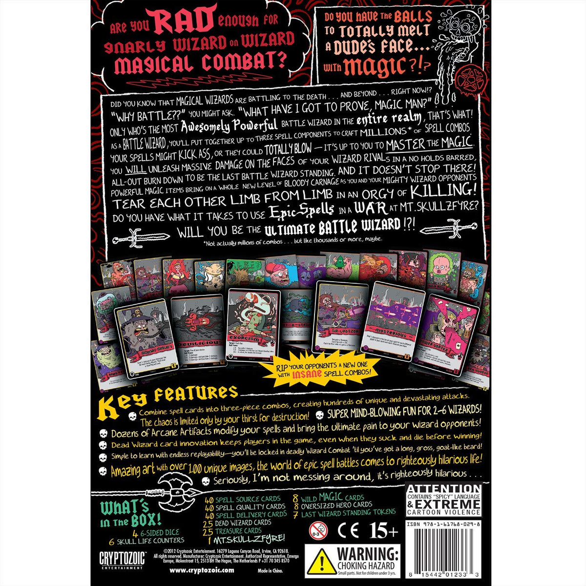 Epic Spell Wars of the Battle Wizards Duel at Mt Skullzfyre Card Game 7