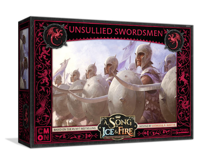 CMON A Song of Ice and Fire Tabletop Miniatures Unsullied Swordmasters Unit Box - Masters of Swordsmanship, Strategy Game for Adults, Ages 14+, 2+ Players, 45-60 Minute Playtime, Made by CMON