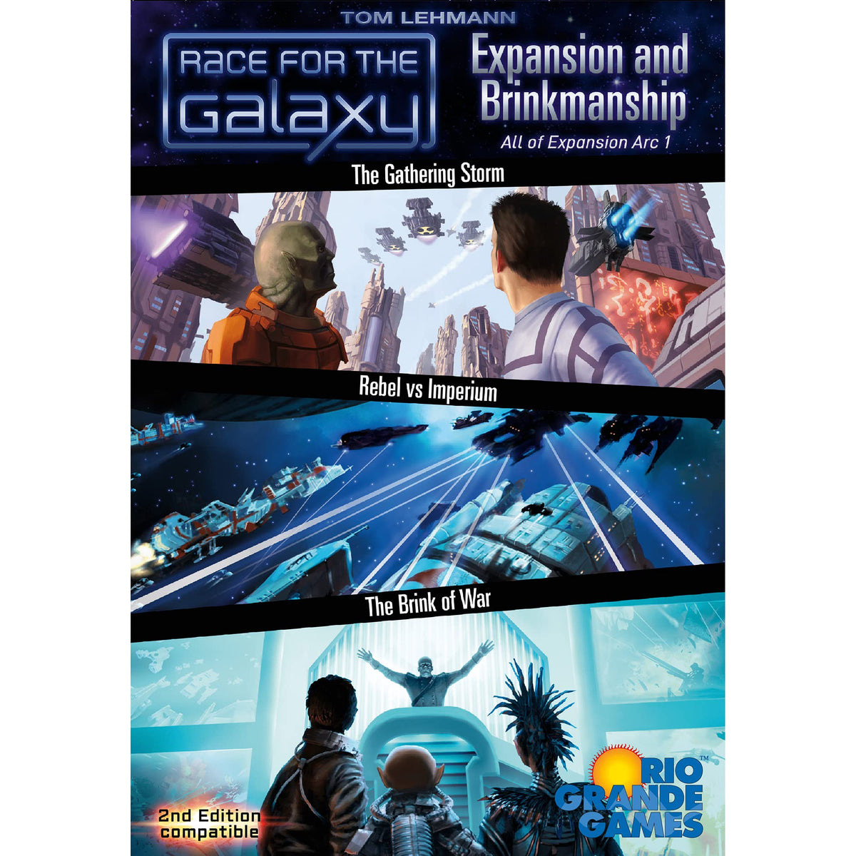 Race for the Galaxy Expansion and Brinkmanship the Gathering Storm Second Edition 5
