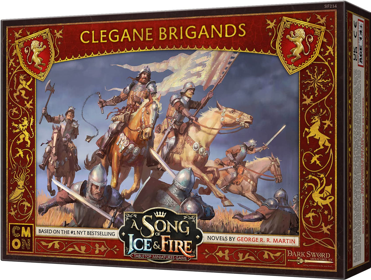 CMON A Song of Ice and Fire Tabletop Clegane Brigands Unit Box | Strategy Game for Teens and Adults | Ages 14+ | 2+ Players | Average Playtime 45-60 Minutes | Made, (SIF214) 1