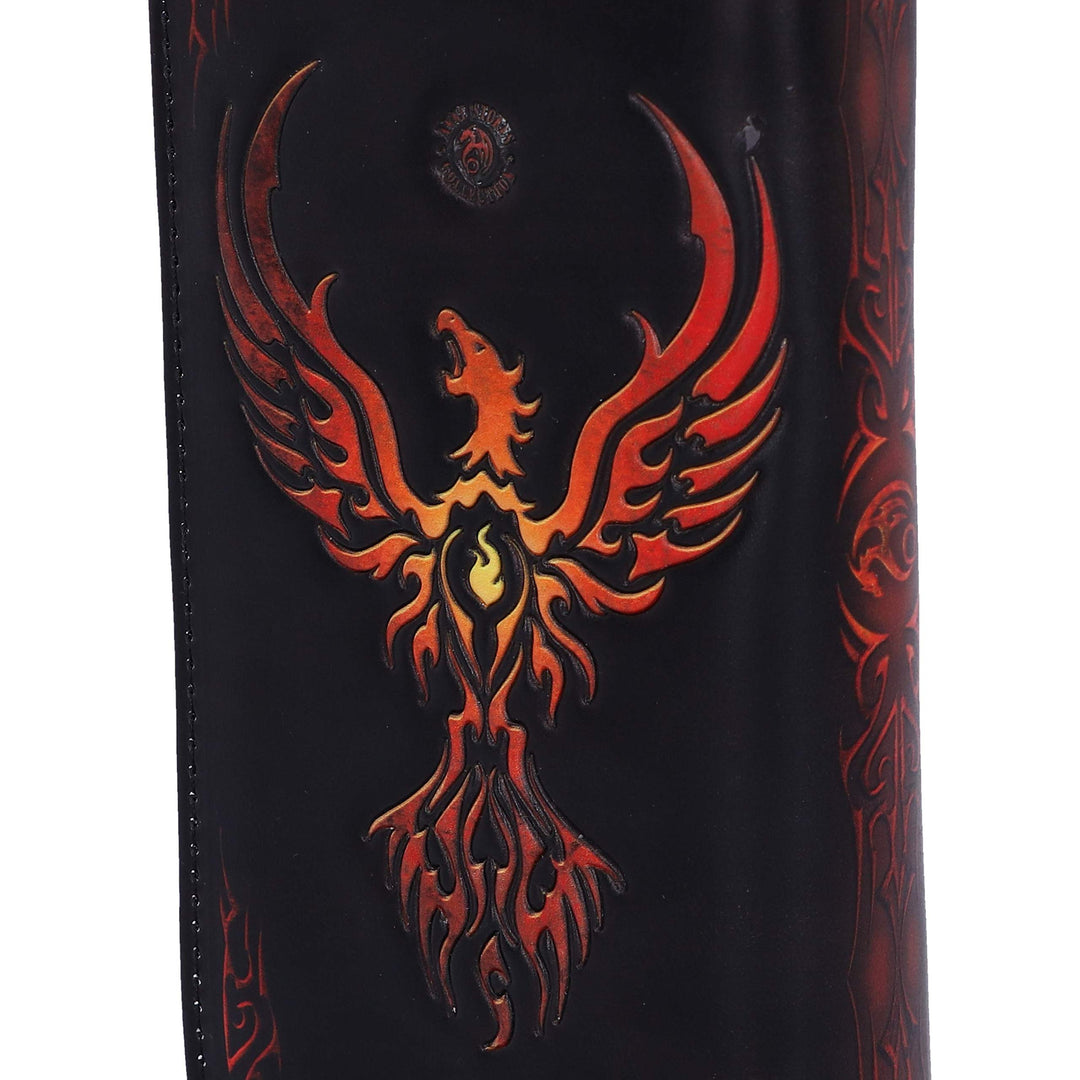 Anne Stokes Phoenix Rising Mythical Bird Embossed Purse 18.5cm