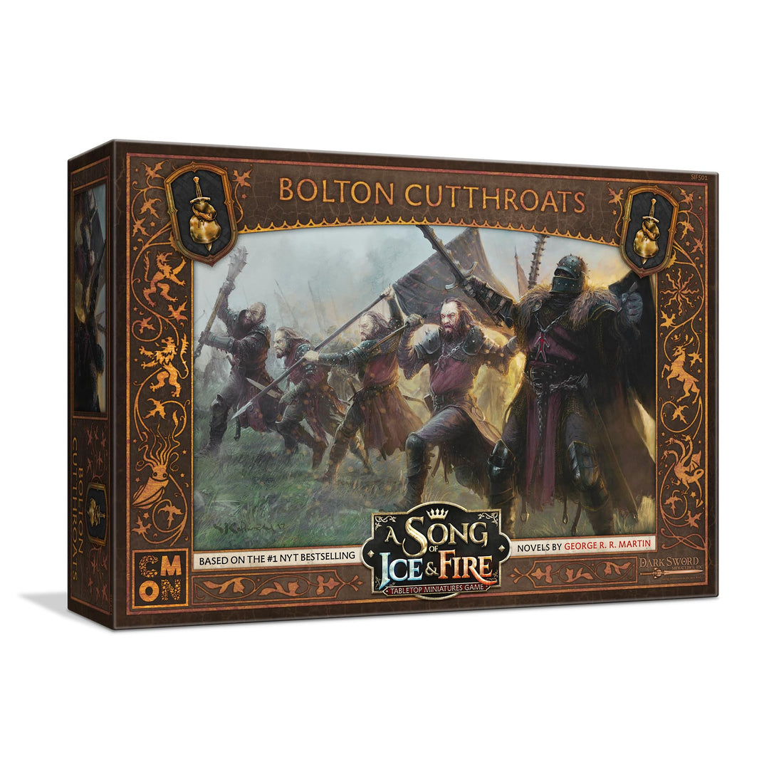 CMON A Song of Ice and Fire Tabletop Miniatures Game Bolton Cutthroats Unit Box (Multilingual Edition) - Strategy Game for Adults, Ages 14+, 2+ Players, 45-60 Minute Playtime, Made by CMON