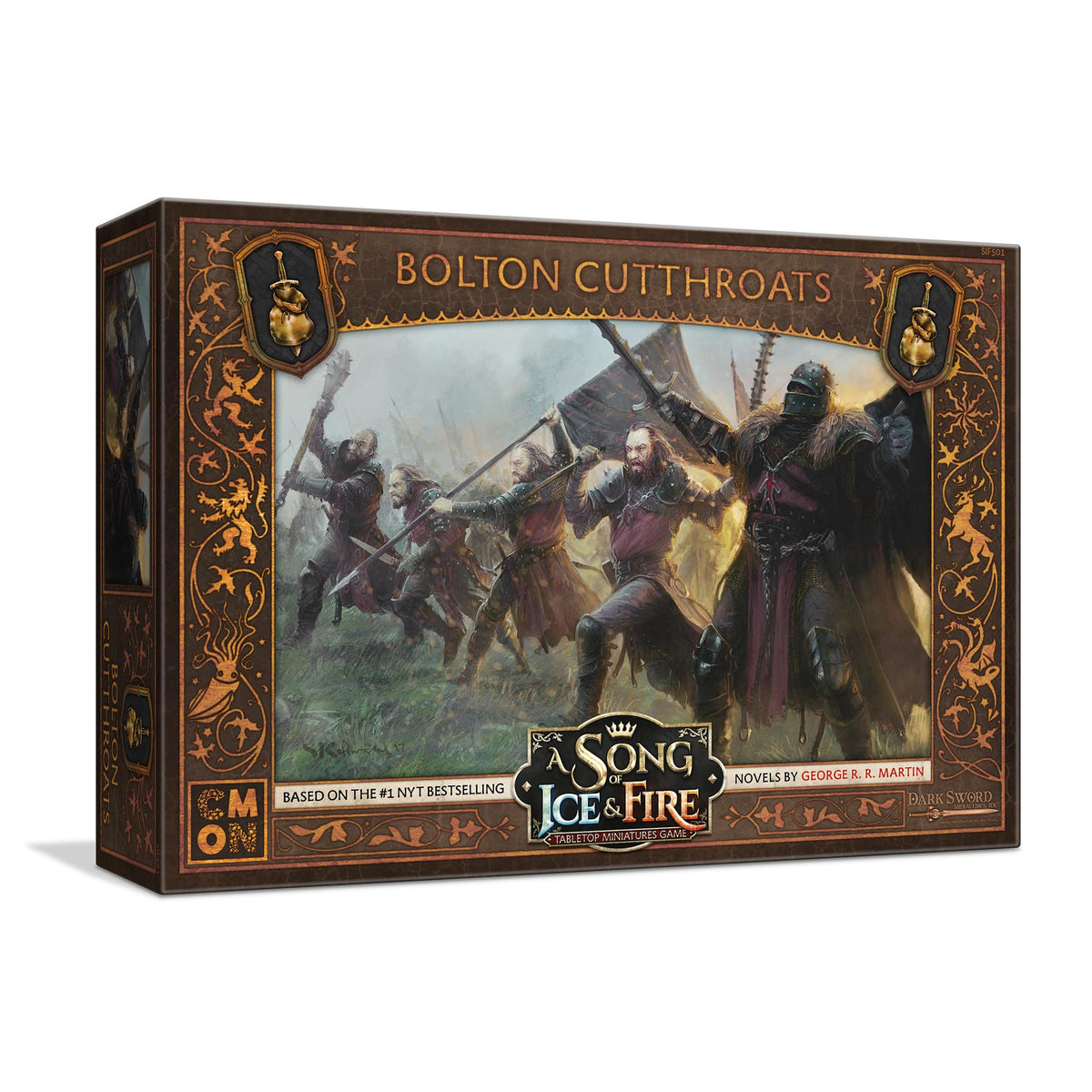 CMON A Song of Ice and Fire Tabletop Miniatures Game Bolton Cutthroats Unit Box (Multilingual Edition) - Strategy Game for Adults, Ages 14+, 2+ Players, 45-60 Minute Playtime, Made by CMON 1
