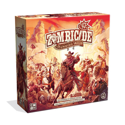 Zombicide Running Wild Expansion Ride or Die Undead West Cooperative Strategy Game 1