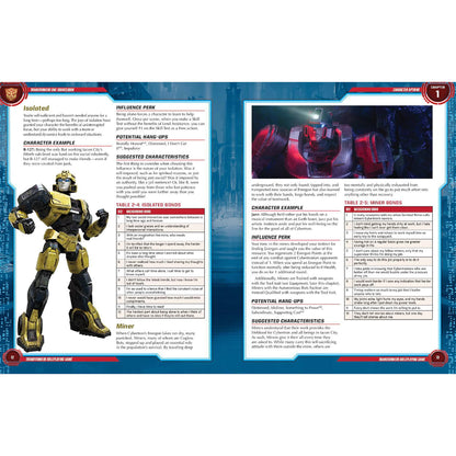 Transformers Roleplaying Game Transformers One Sourcebook by Renegade Studio 4