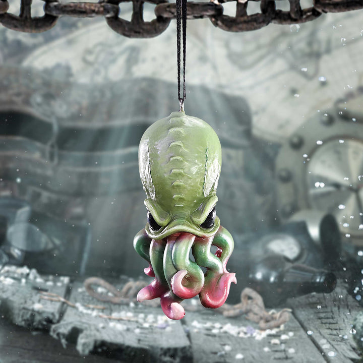 Green Cthulhu Hanging Ornament 7.5cm