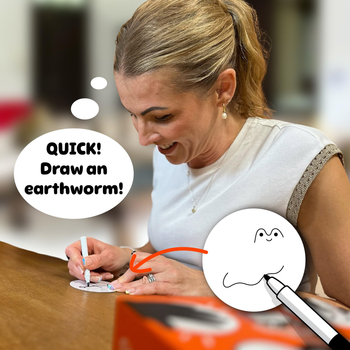 Format Games Quick Draw Party Game - Fast-Paced Drawing Competition for Family Game Night! Hilarious Guessing Rounds for Kids & Adults, Ages 8+, 3-6 Players, 30 Minute Playtime, Made 5