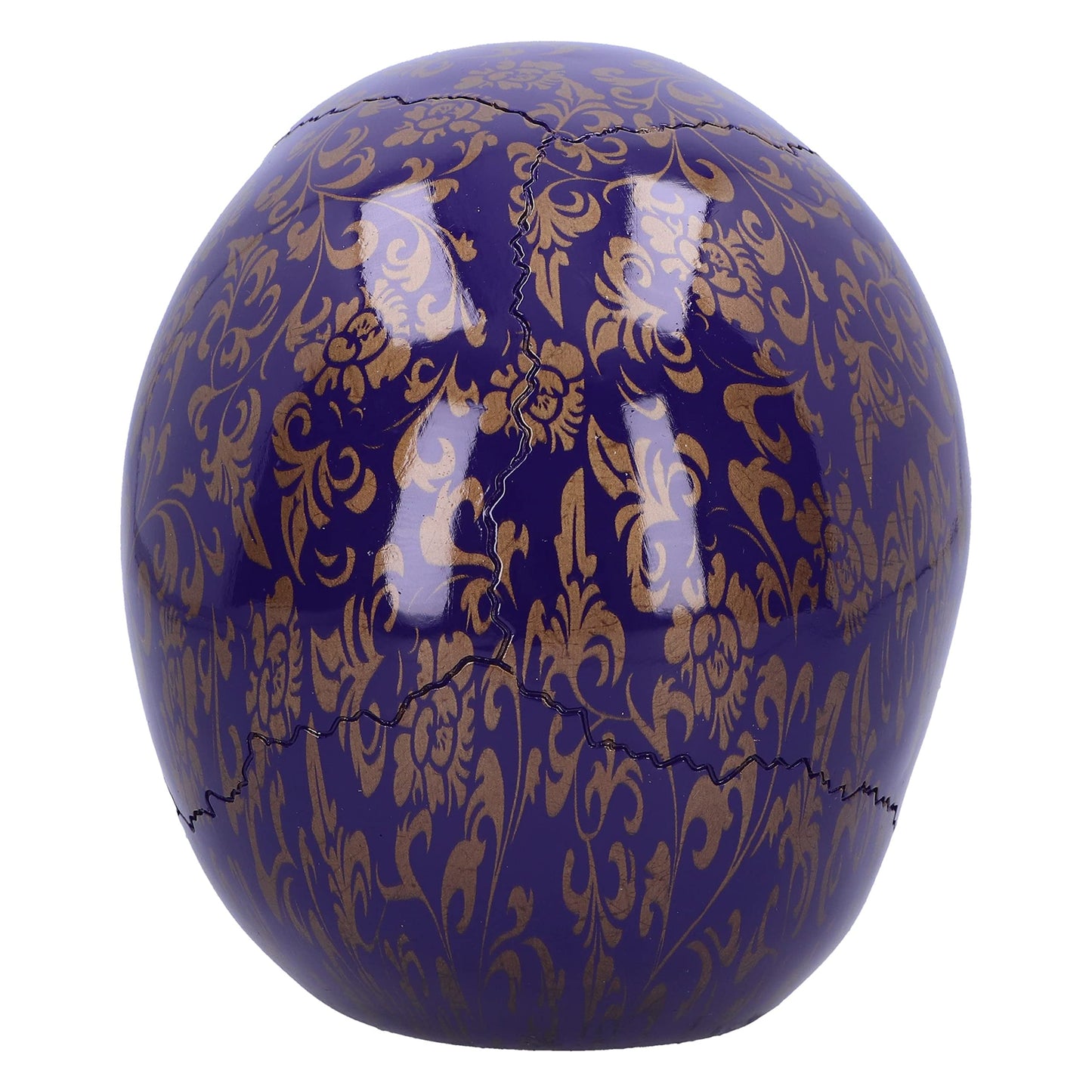 Indigo Elegance Skull 18.5cm 4