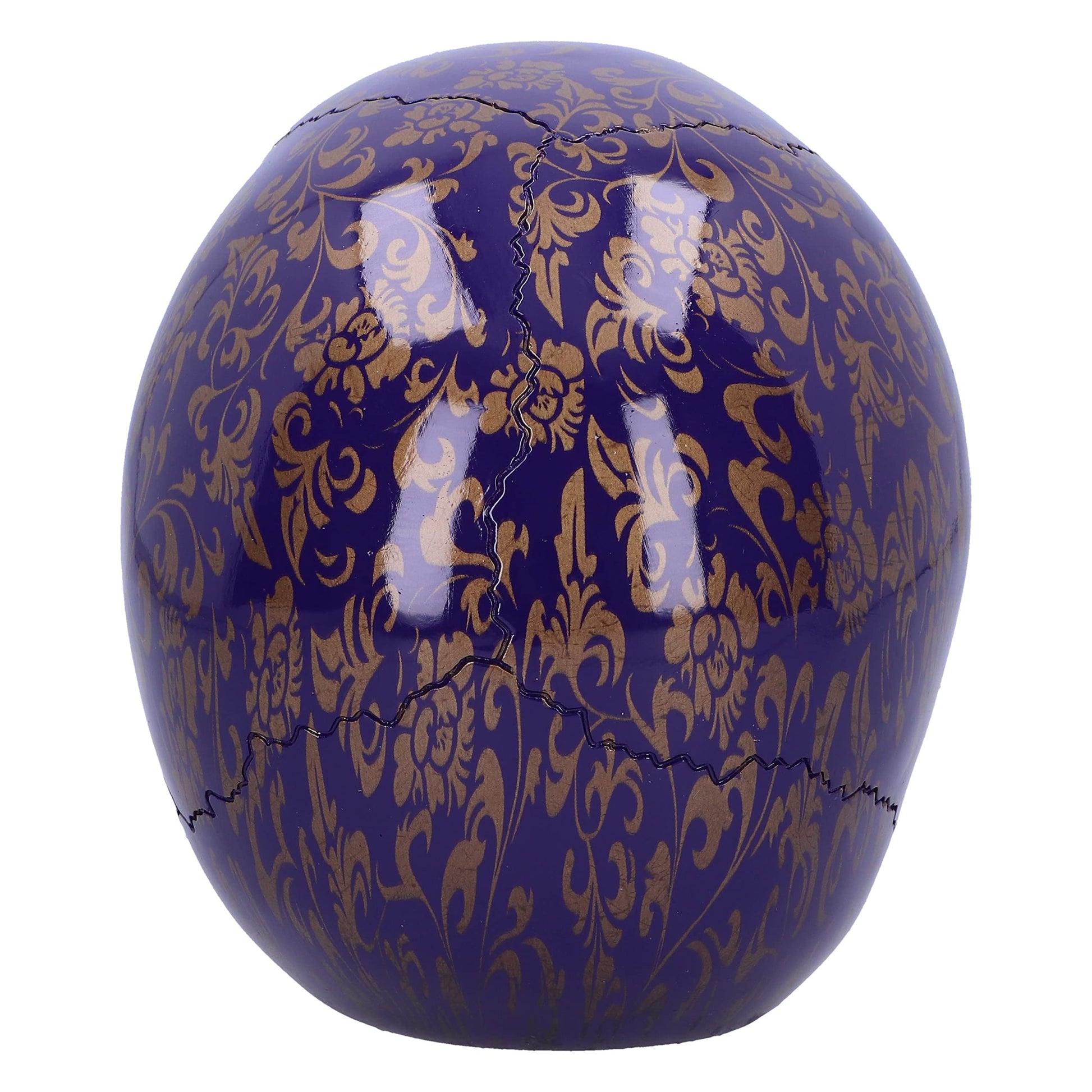 Indigo Elegance Skull 18.5cm 4