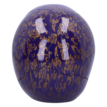Indigo Elegance Skull 18.5cm 4