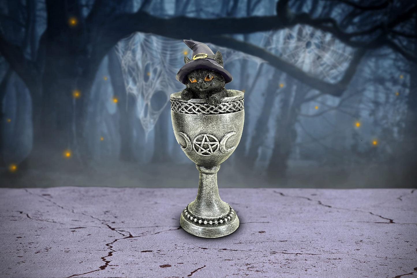 Coven Cup Black Cat Ornament 15.7cm 7