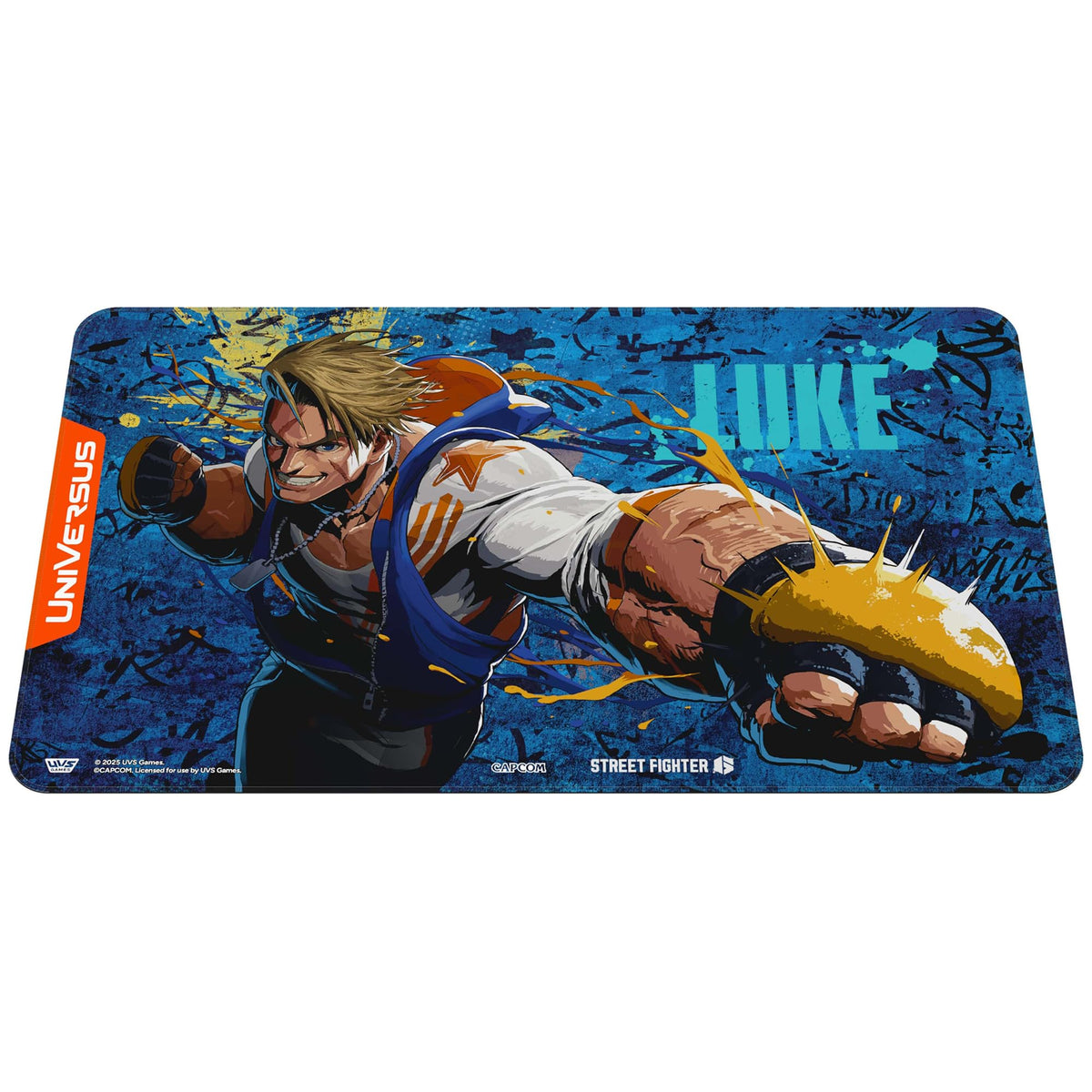 UVS Street Fighter 6 Challenger Series Playmat Luke Trading Card Game by UniVersus 9