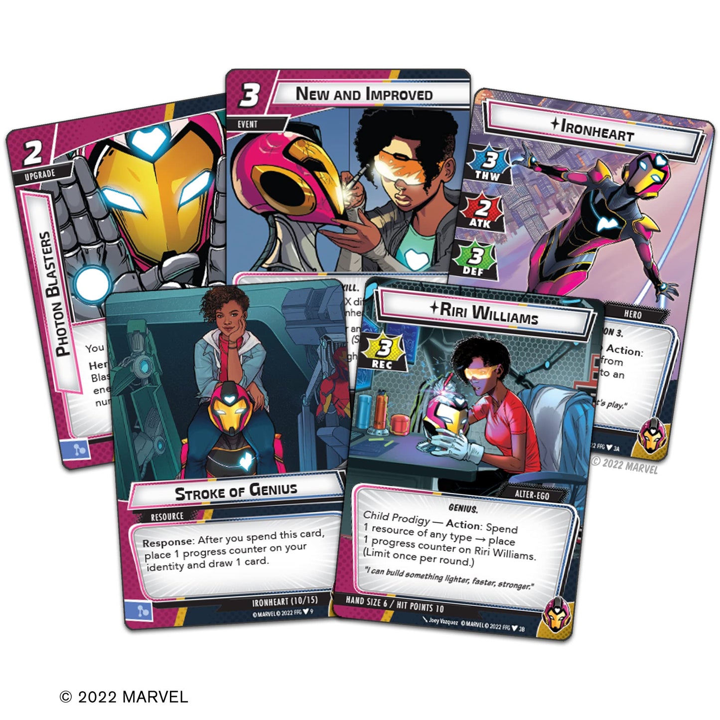 Marvel Champions Ironheart Hero Pack Board Game 2