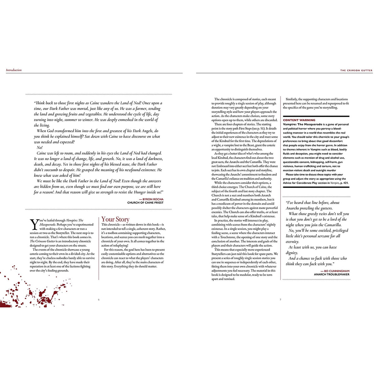 Vampire the Masquerade Roleplaying Game 5TH Edition Crimson Gutter 4