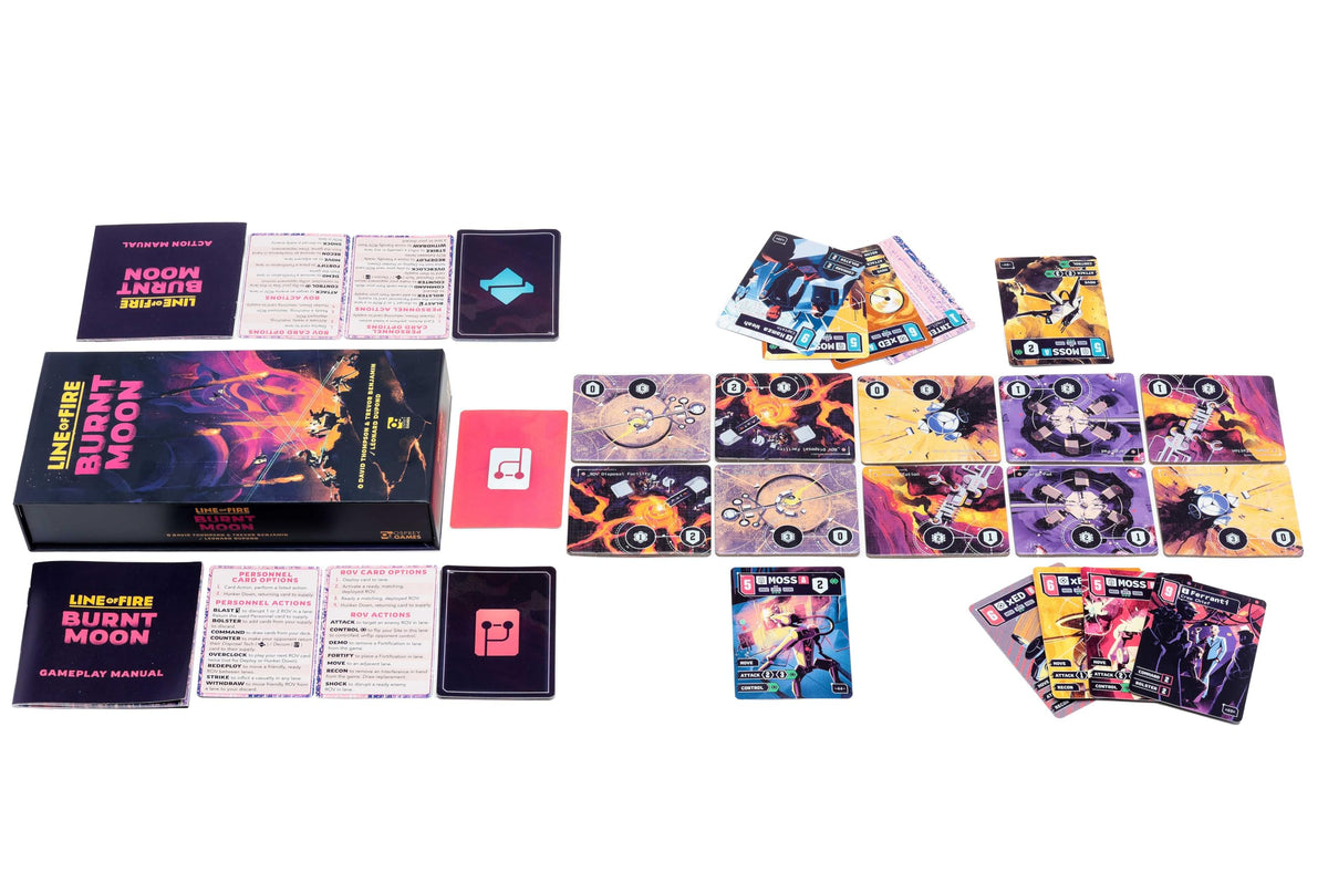 Line of Fire Burnt Moon Board Game by Osprey 5