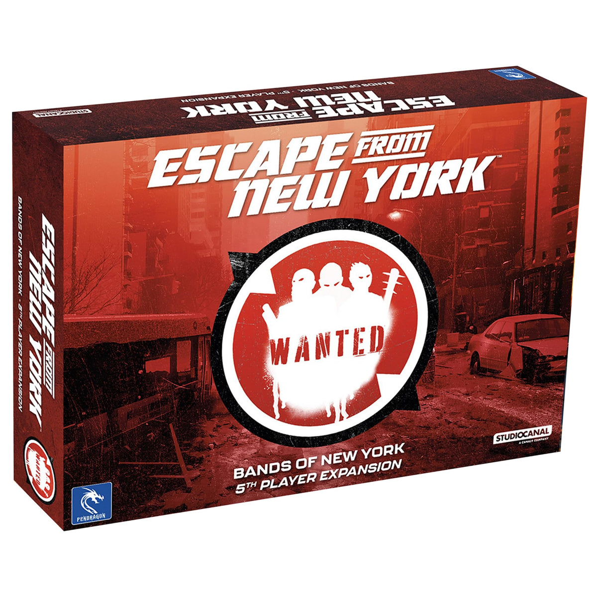 Pendragon Studios: Escape from New York: Bands of New York - 5th Player Expansion, Hero Strategy Board Game Baed On The Movie, Ages 14+, 2-5 Players, 60 min 1