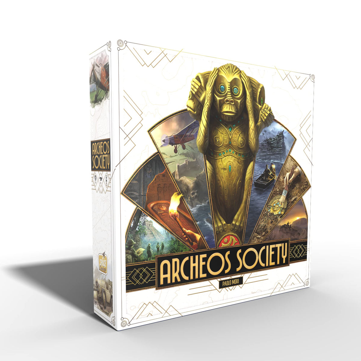 Archeos Society Board Game - Archeology Themed Strategy Game, Exploration Game, Fun Family Game for Kids & Adults, Ages 12+, 2-6 Players, 60 Minute Playtime, Made by Space Cowboys 2