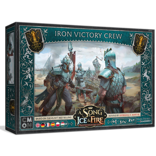 A Song of Ice and Fire Tabletop Miniatures Iron Victory Crew Unit Box (Multilingual Edition) Strategy Game for Adults, Ages 14+, 2+ Players, 45-60 Minute Playtime, Made by CMON 1