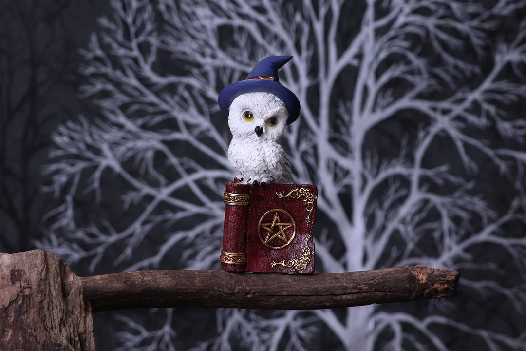 Avian Spell Owl Figurine Red 12.5cm