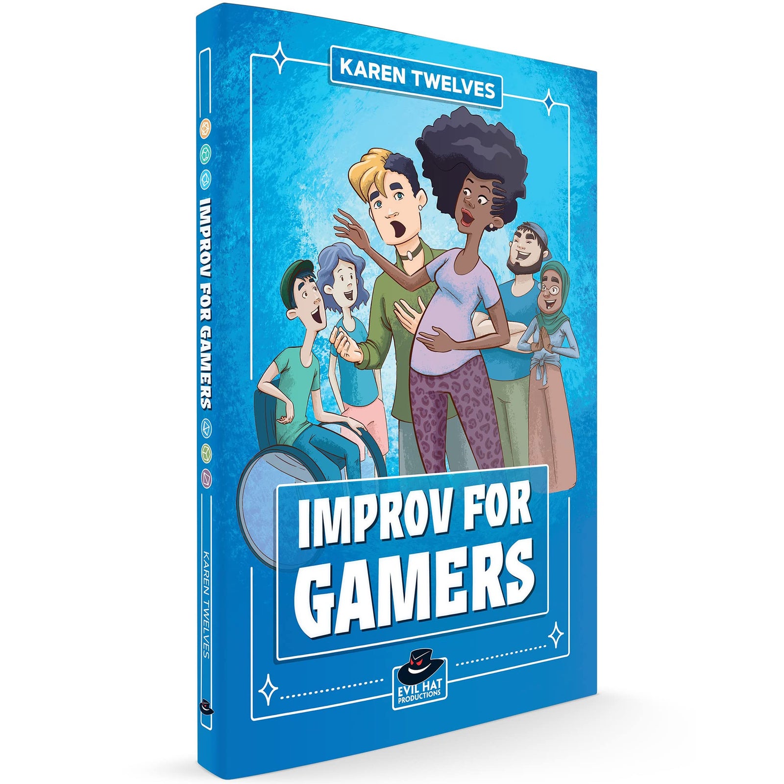Evil Hat Productions, LLC Improv for Gamers: Second Edition - Hardcover RPG Book, Role Playing Game 1