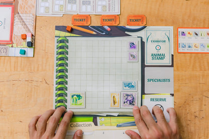 Stonemaier Games: Stamp Swap | A Competitive Stamp Collecting Strategy Board Game for Adults and Family | Curate The Most Beautiful and Well-Focused Stamp Collection | 1-5 Players, 60 Mins, Ages 14+ 5