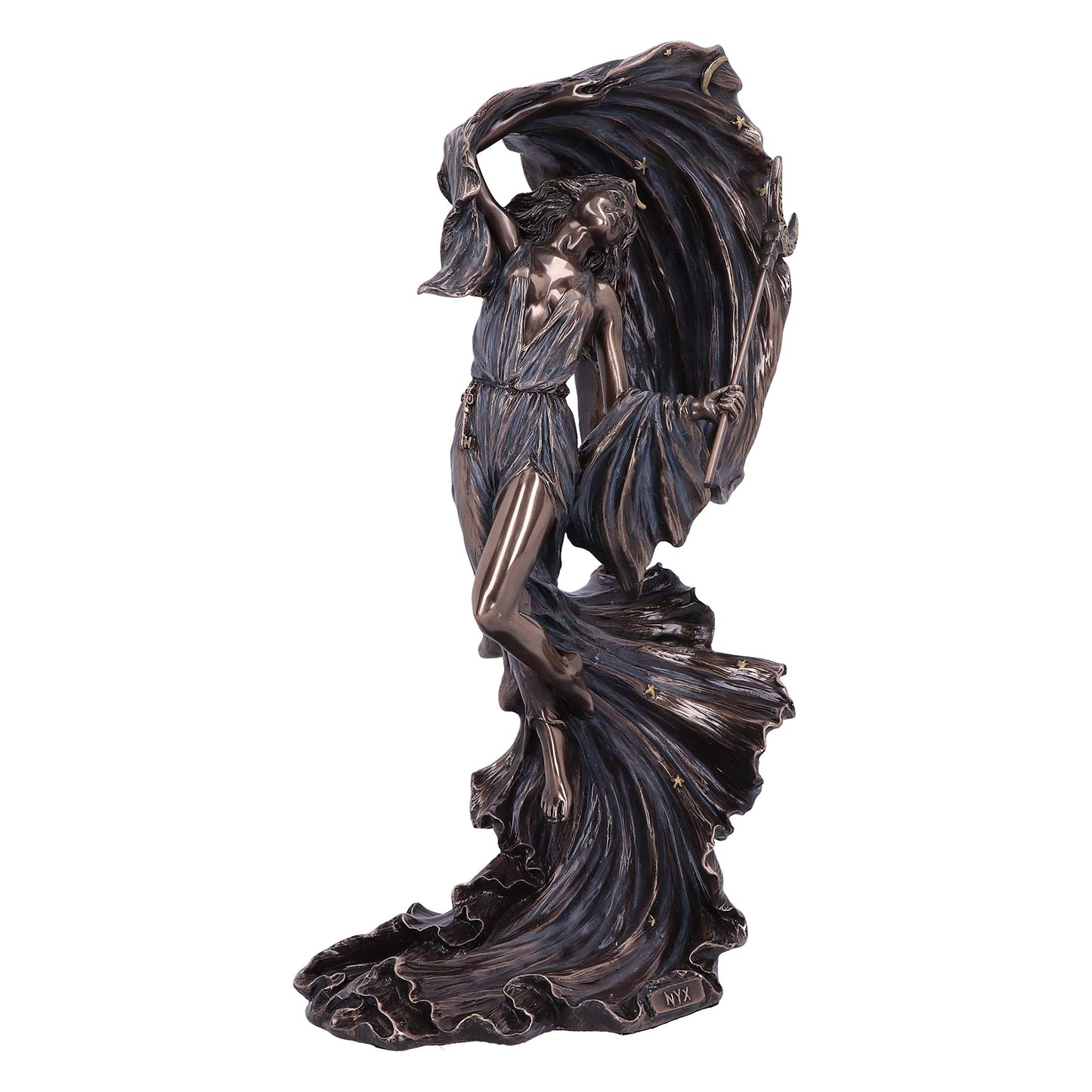 Bronze Nyx Greek Goddess of the Night Starry Sky Figurine 27.5cm 4