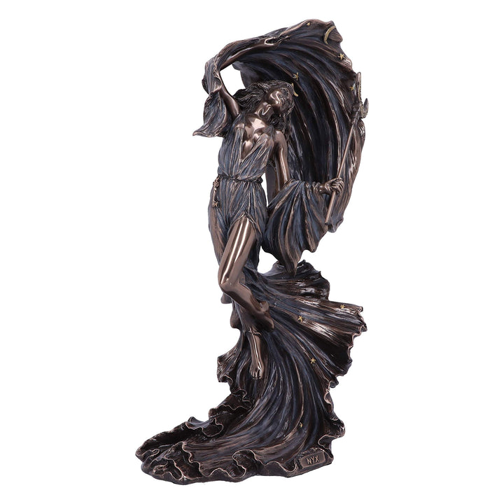 Bronze Nyx Greek Goddess of the Night Starry Sky Figurine 27.5cm