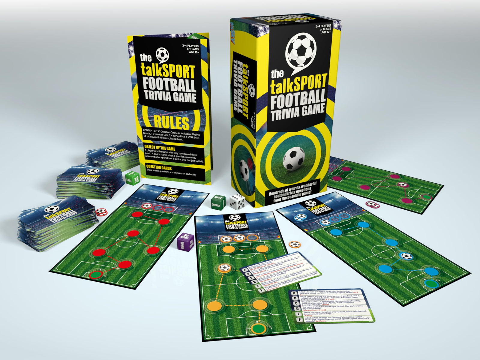 The Talk Sport Ultimate Football Trivia Game Board Game by Big Sky 2