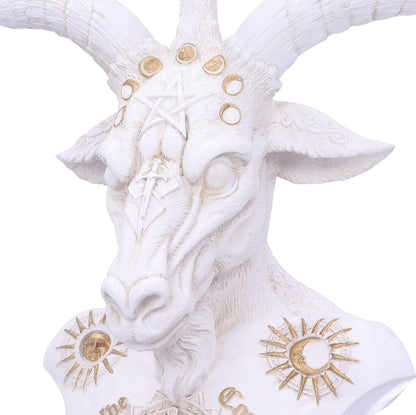 White Baphomet Bust 33.5cm 4