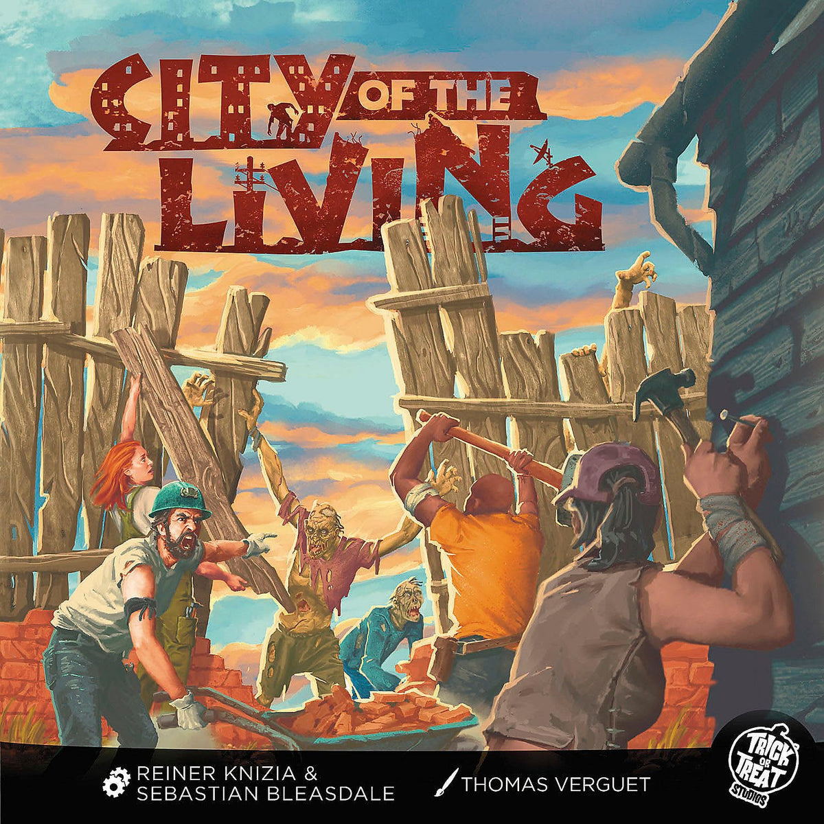 City of The Living by Trick Or Treat Studios, Strategy Board Game, for 2 to 4 Players and Ages 14+ 4