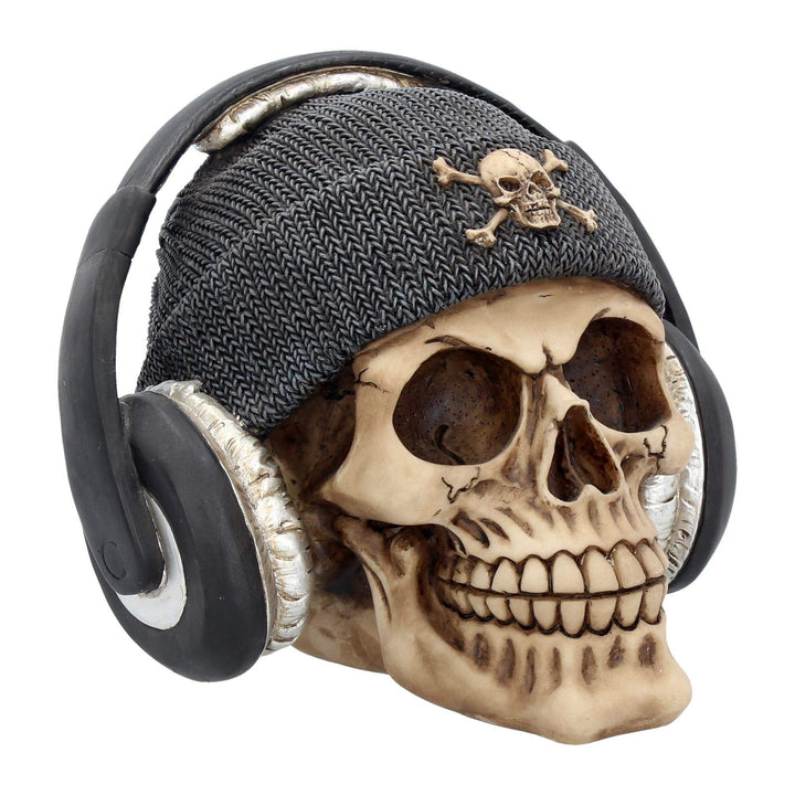 Dead Beat Headphones Skull 17cm Grey