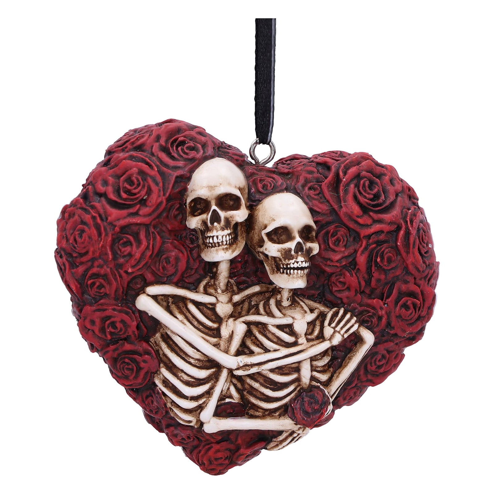 Love Everlasting Skeleton Roses Hanging Ornament 7.8cm 2
