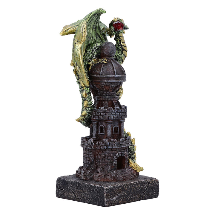 Guardian of the Tower Green Dragon Figurine 17.7cm