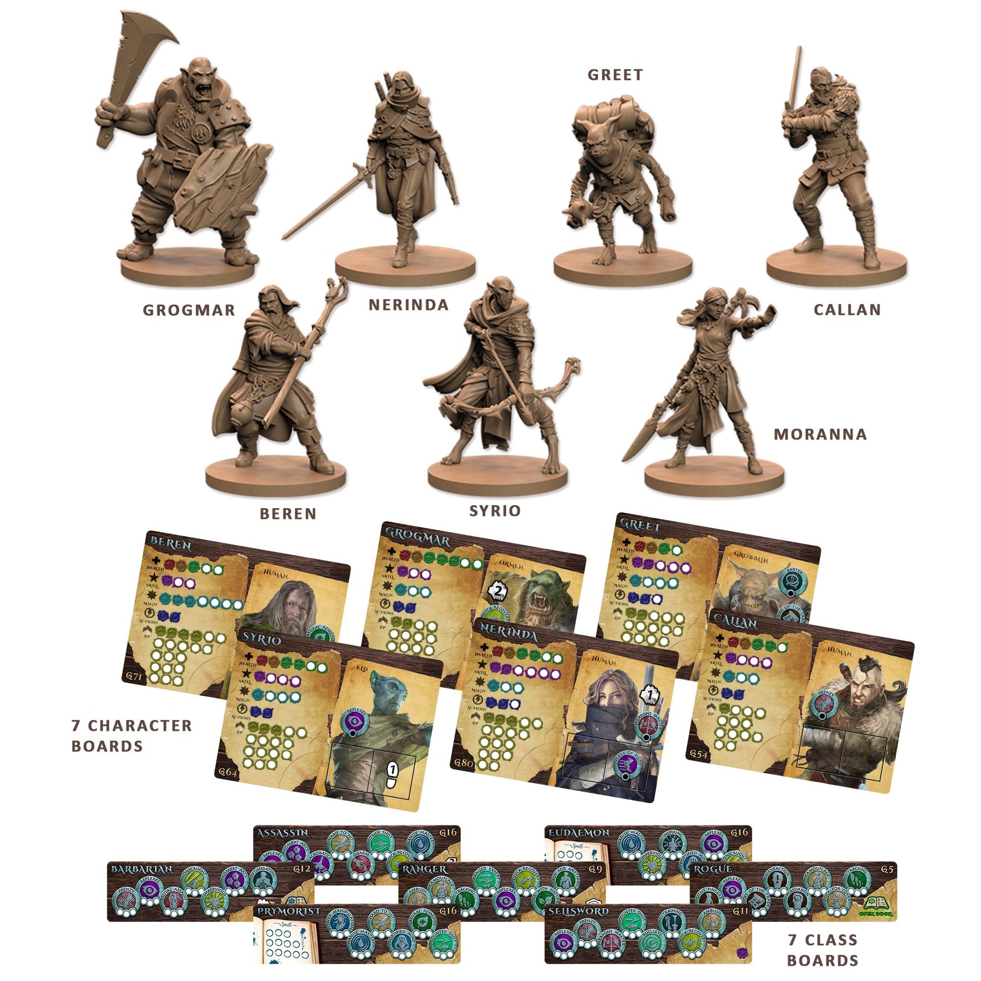 Maladum Dungeons of Enveron Starter Set - Fantasy Dungeon Crawler Game Immersive Terrain Solo, Co-op and Adversarial Play 3
