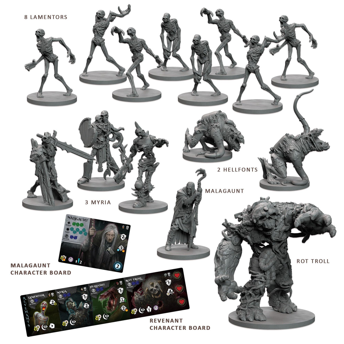 Maladum Dungeons of Enveron Starter Set - Fantasy Dungeon Crawler Game Immersive Terrain Solo, Co-op and Adversarial Play 4