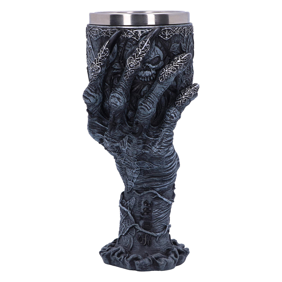 Baphomets Grasp Horror Hand Goblet Glass 18cm
