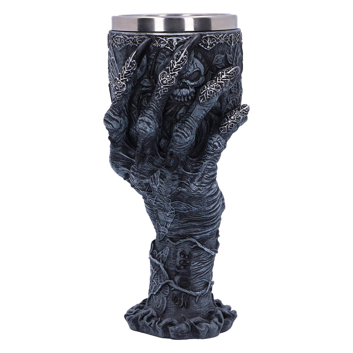 Baphomets Grasp Horror Hand Goblet Glass 18cm